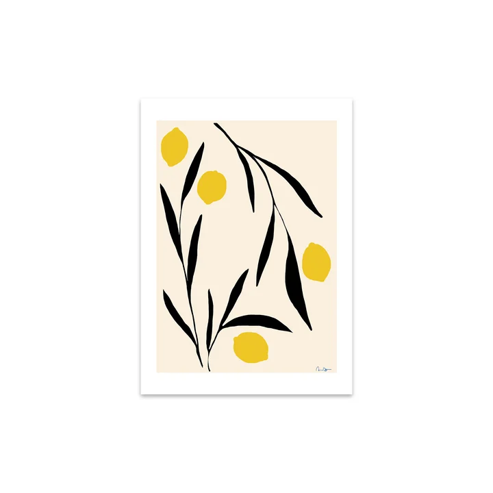 The Poster Club - Lemon von Anna Mörner, 30 x 40 cm