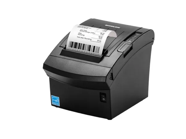 BIXOLON SRP-350plusV - Kvitteringsprinter - direkte termisk - Rulle (8 cm) - 180 dpi - op til 400 mm/sek. - USB 2.0, LAN - skærer