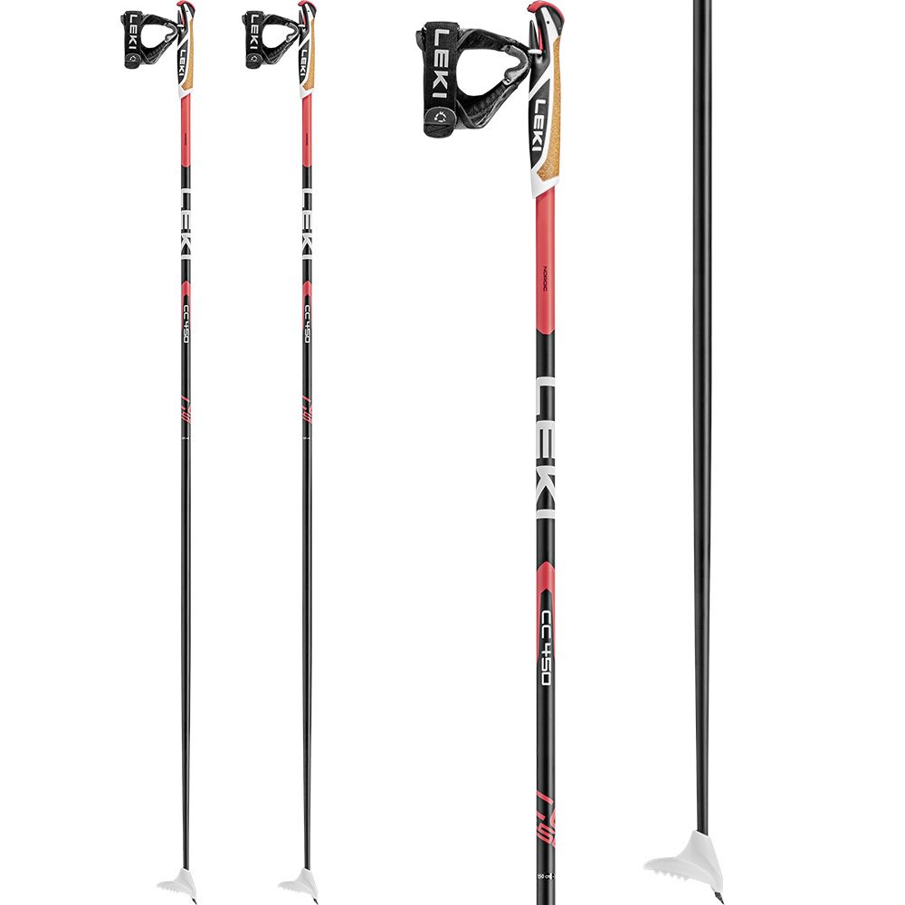 LEKI CC 450 Langlaufstöcke black