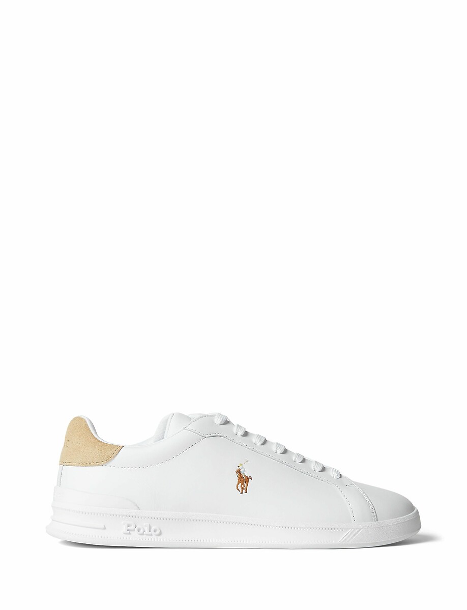 POLO RALPH LAUREN<br>Tênis de couro Heritage Court