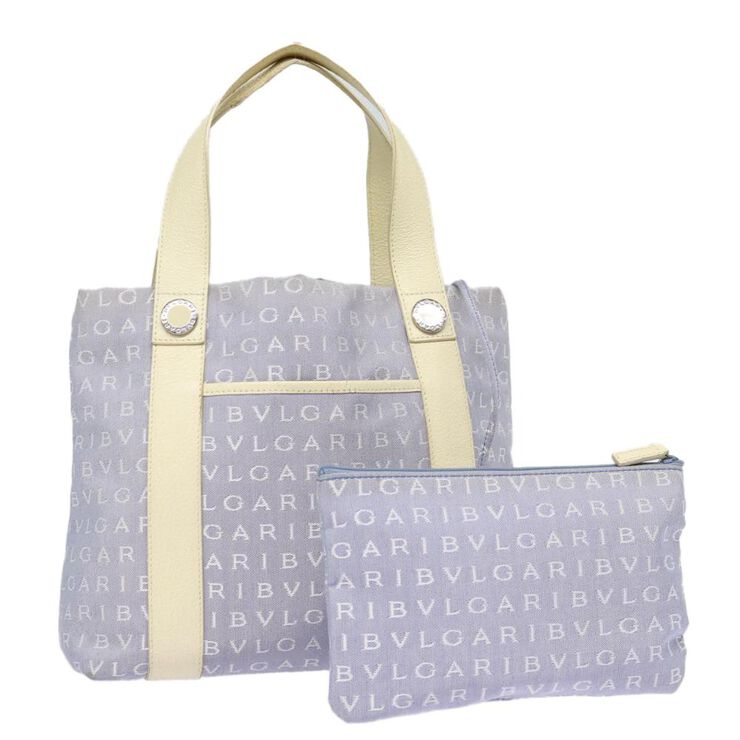 Bvlgari Vintage Bvlgari Tote Blue