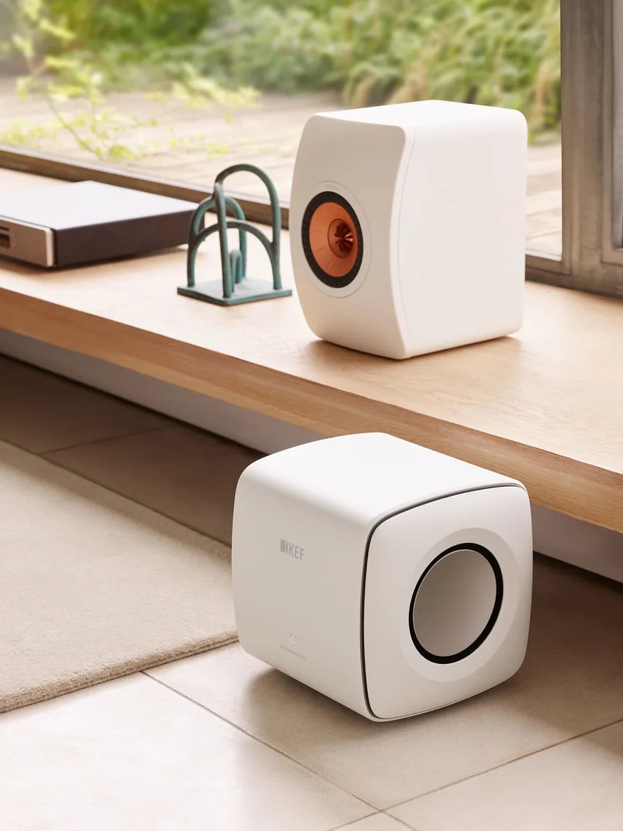 KEF KC 62 Blanc mat Caissons de basses