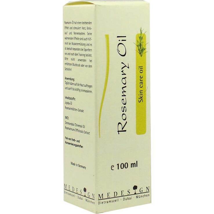 Rosmarin Hautöl Jojoba Öl Basis, 100 ml