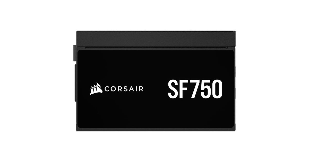 CorsairSF750 modulaire 750 watt voeding   (Zwart, 1x 12V-2x6, 2x PCIe)