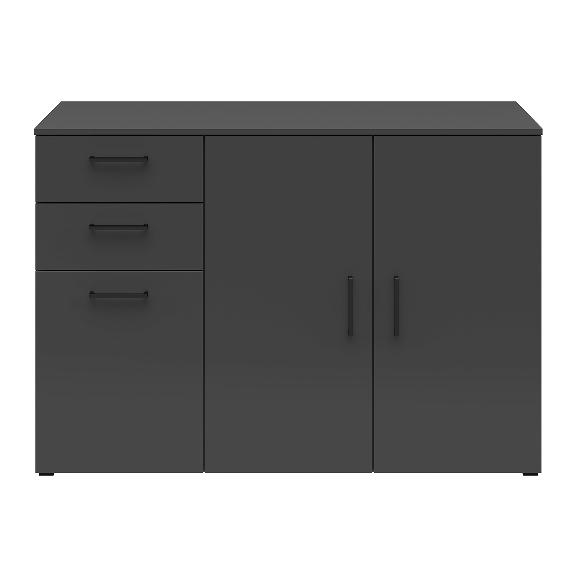 Sideboard - anthrazit - 120 cm breit - XL-Tiefe