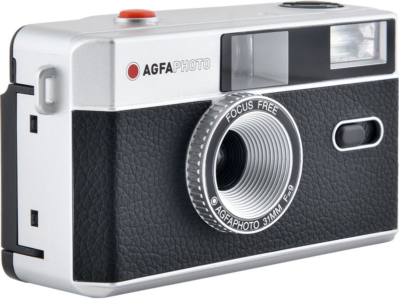 Agfa Analogkamera 35 mm - Schwarz Wiederverwendbare 35 mm Analogkamera