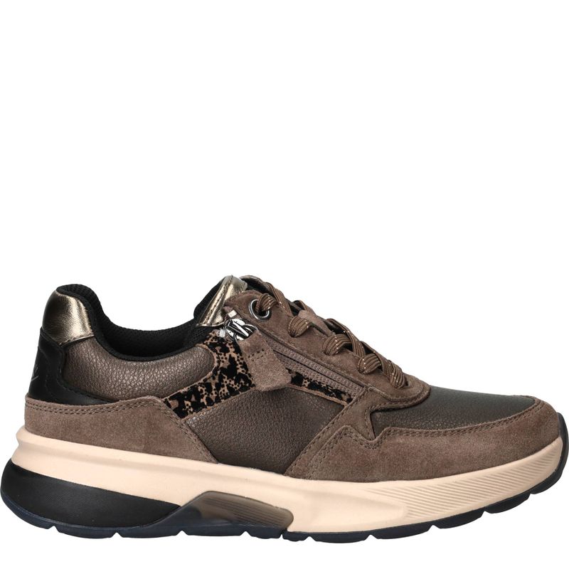 Gabor Rollingsoft Sneakers Bruin Dames