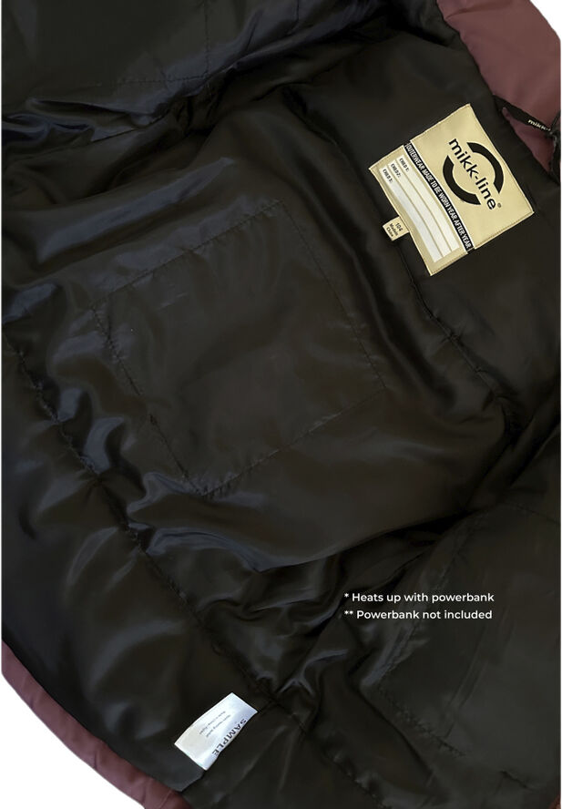Mikk-Line Heating Jacket Rose brown