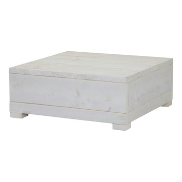 Tussenelement klein Hava 66 cm wit steigerhout