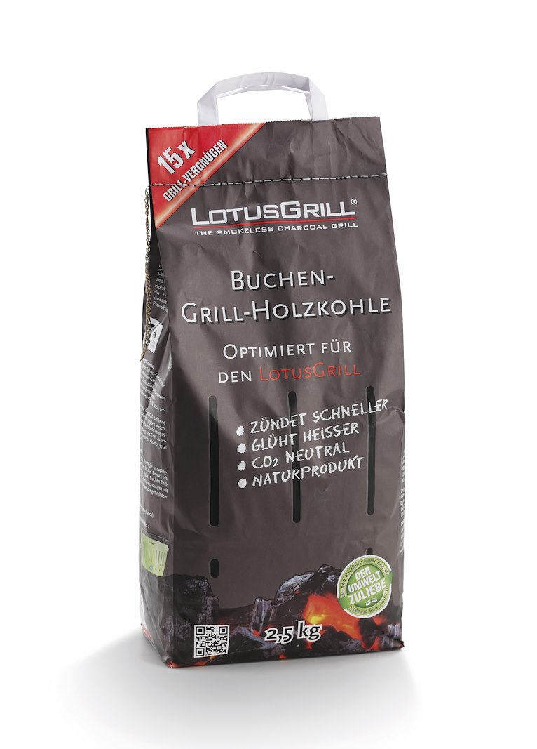 Lotus grill grillkull 2.5 kg  i sekk Bøketre