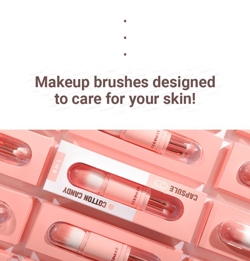 CORINGCO - Suikerspin Capsule Make-up Kwast