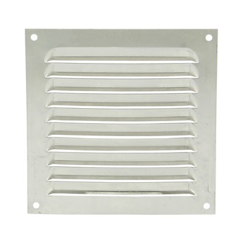 Renson Ventilatierooster Opbouw Aluminium Zilver 150 x 150 mm