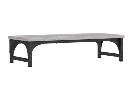Support de moniteur sonoma gris 55x23x14 cm bois d'ingénierie