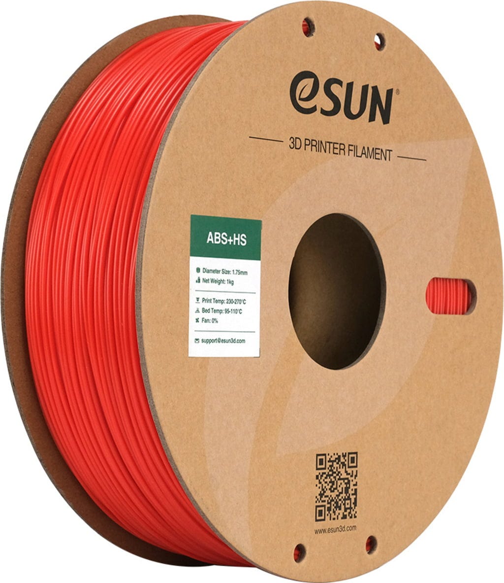 eSUN  ABS+HS Red, 1,75 mm / 1000 g    ABS-Material für den High Speed-Druck