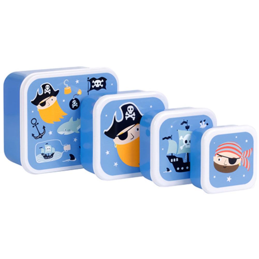 Køb A Little Lovely Company Pirates Lunch & Snack Box Set