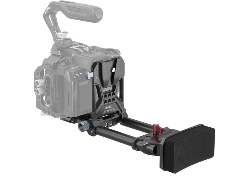 Smallrig V-Mount-Akkuplatte Advanced Mounting System Kompaktes, leichtes All-in-One-Montagesystem für V-Mount-Batterien mit Brustpolster