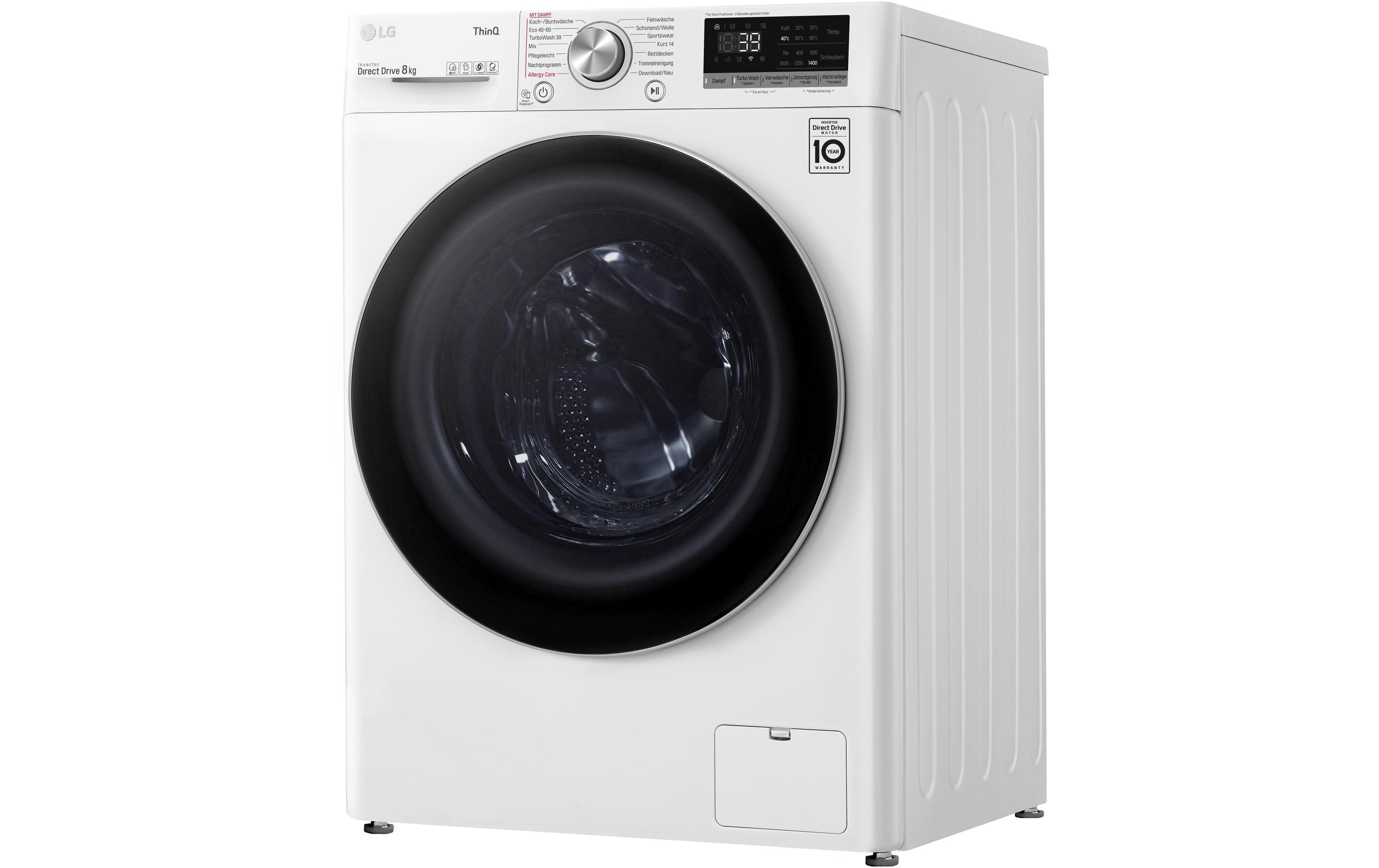 Waschmaschine F4WV708P1E Links<br>Frontloader mit 8 kg Ladekapazität