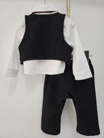 Boys christmas outfit - wit