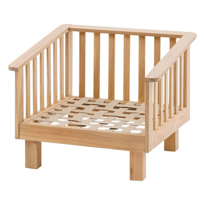 Fauteuil de salon de jardin XENIA Acacia