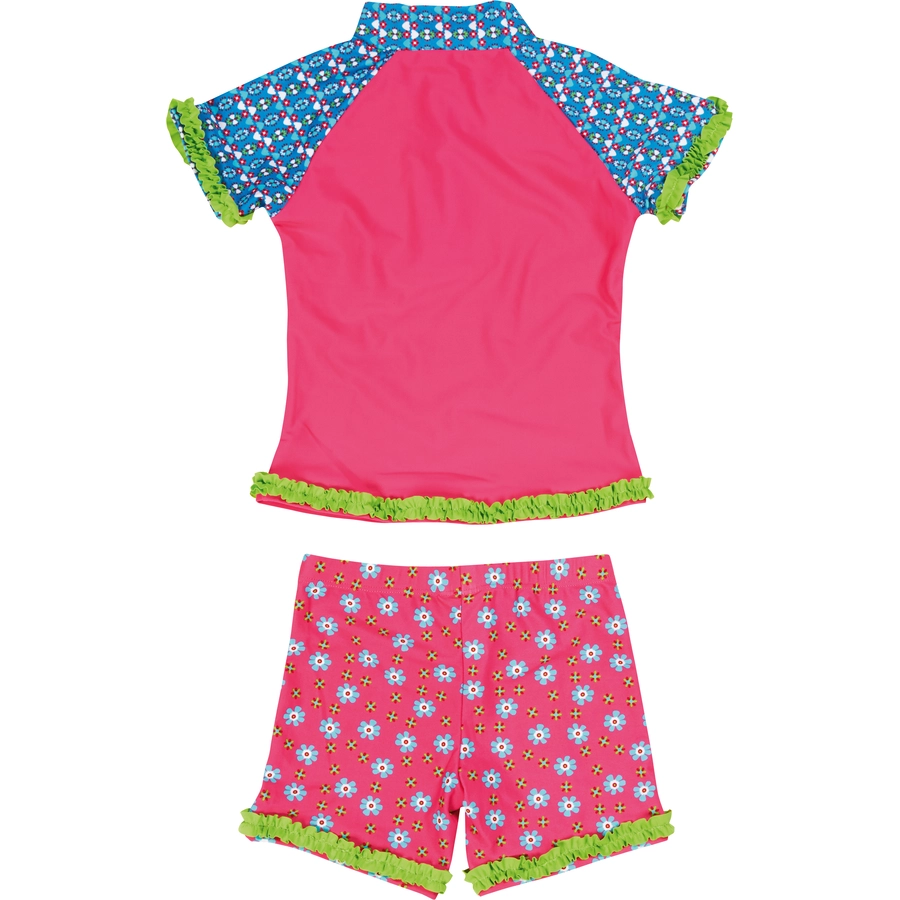 Playshoes UV-Schutz Bade-Set Blume pink