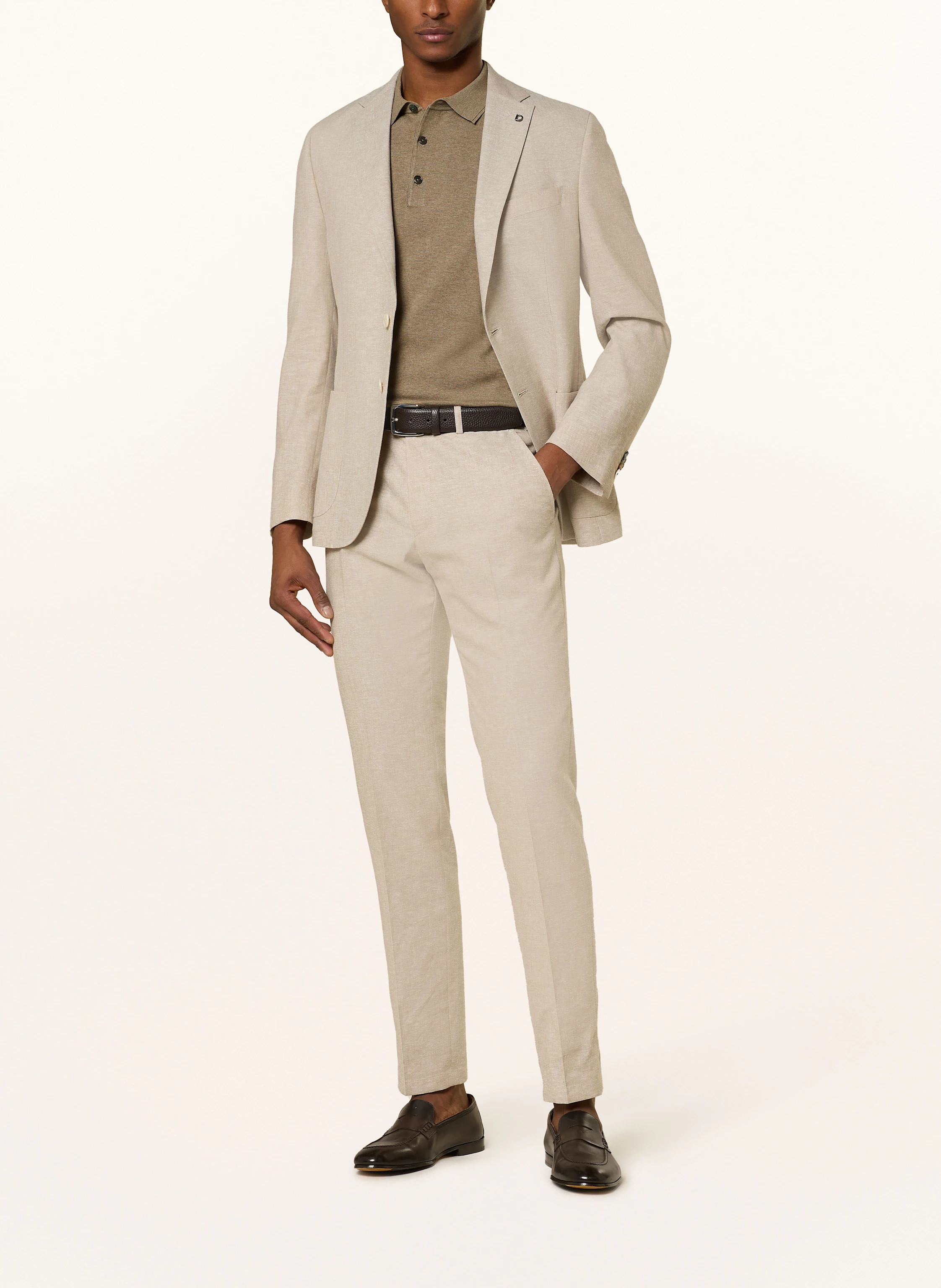 PROFUOMO Strick-Poloshirt