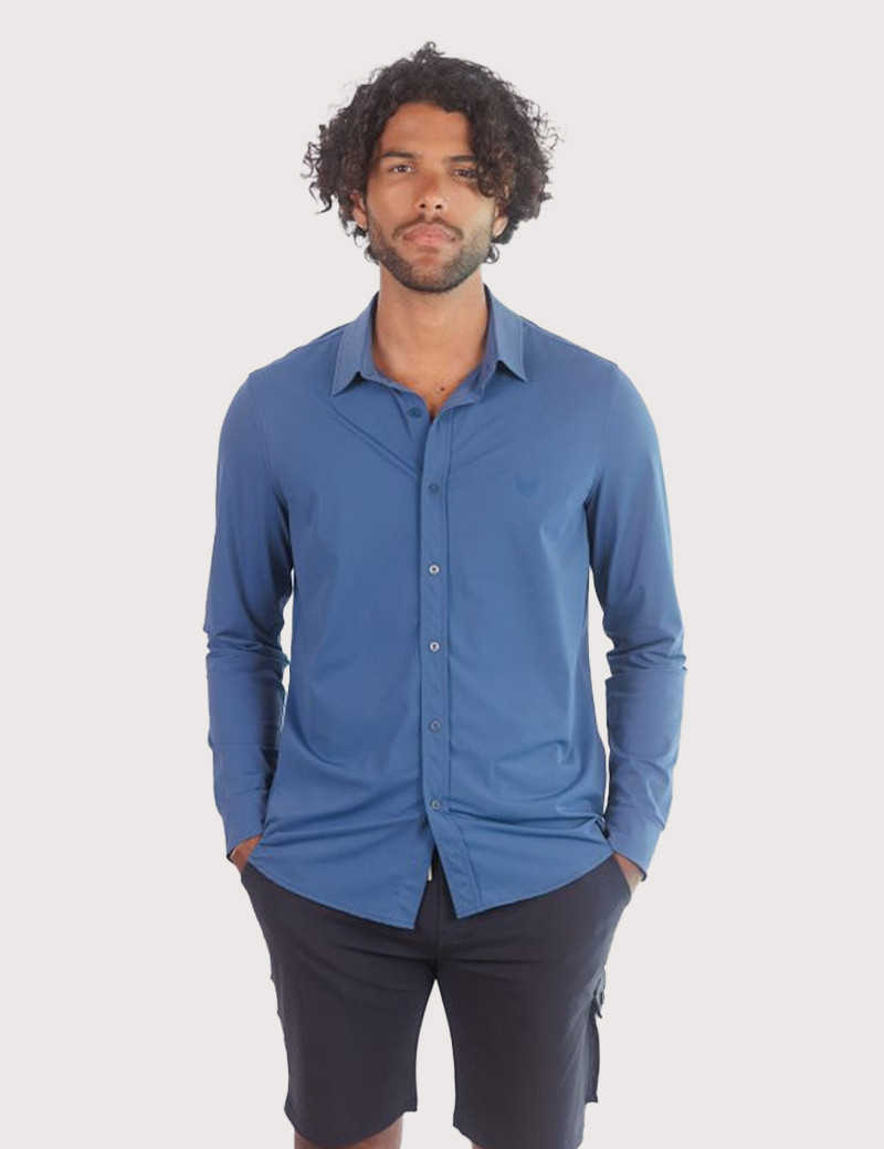 HBT 2ND SKIN | LORD CHEMISE WORKER BLUE