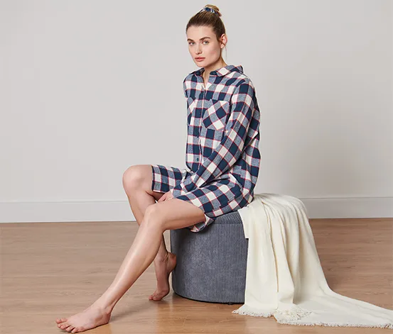 Flanell-Nachthemd