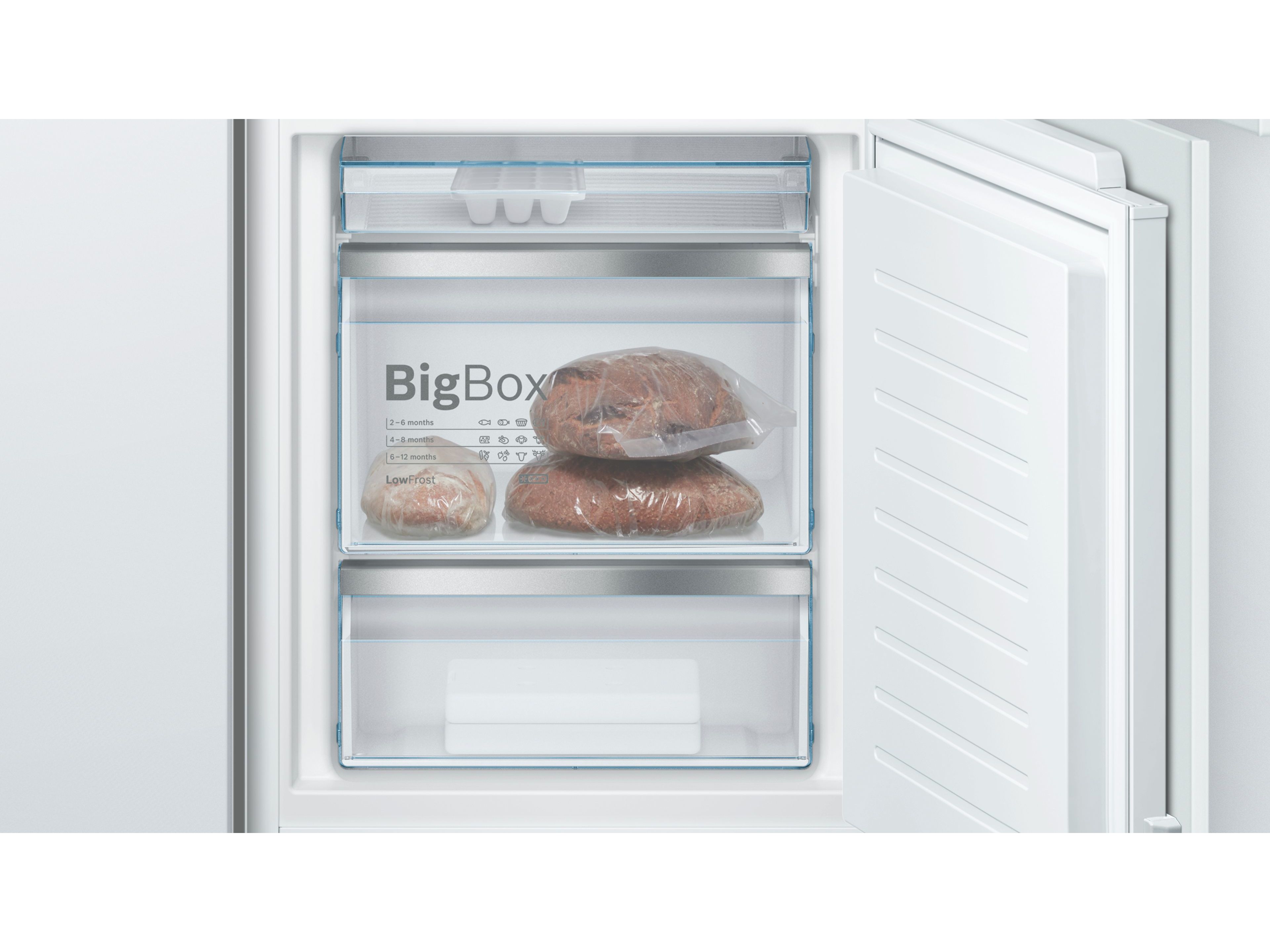 COMBINADO ENCASTRE BOSCH KIS86AFE0 INOX E 266LT LOW FROST