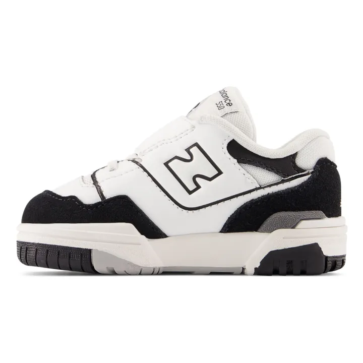 New Balance Baskets Lacets et Scratchs 550 Classic | Noir