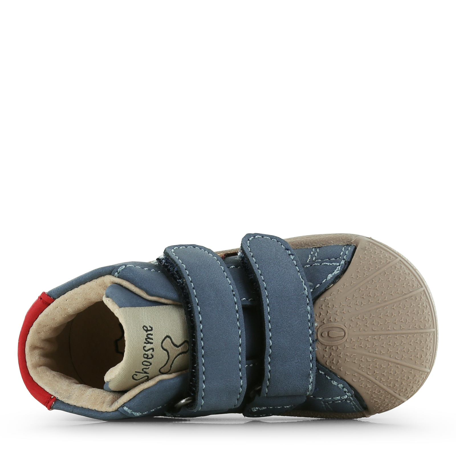 Shoesme hoge blauwe sneaker met stootneus Microfiber nubuck | Sale