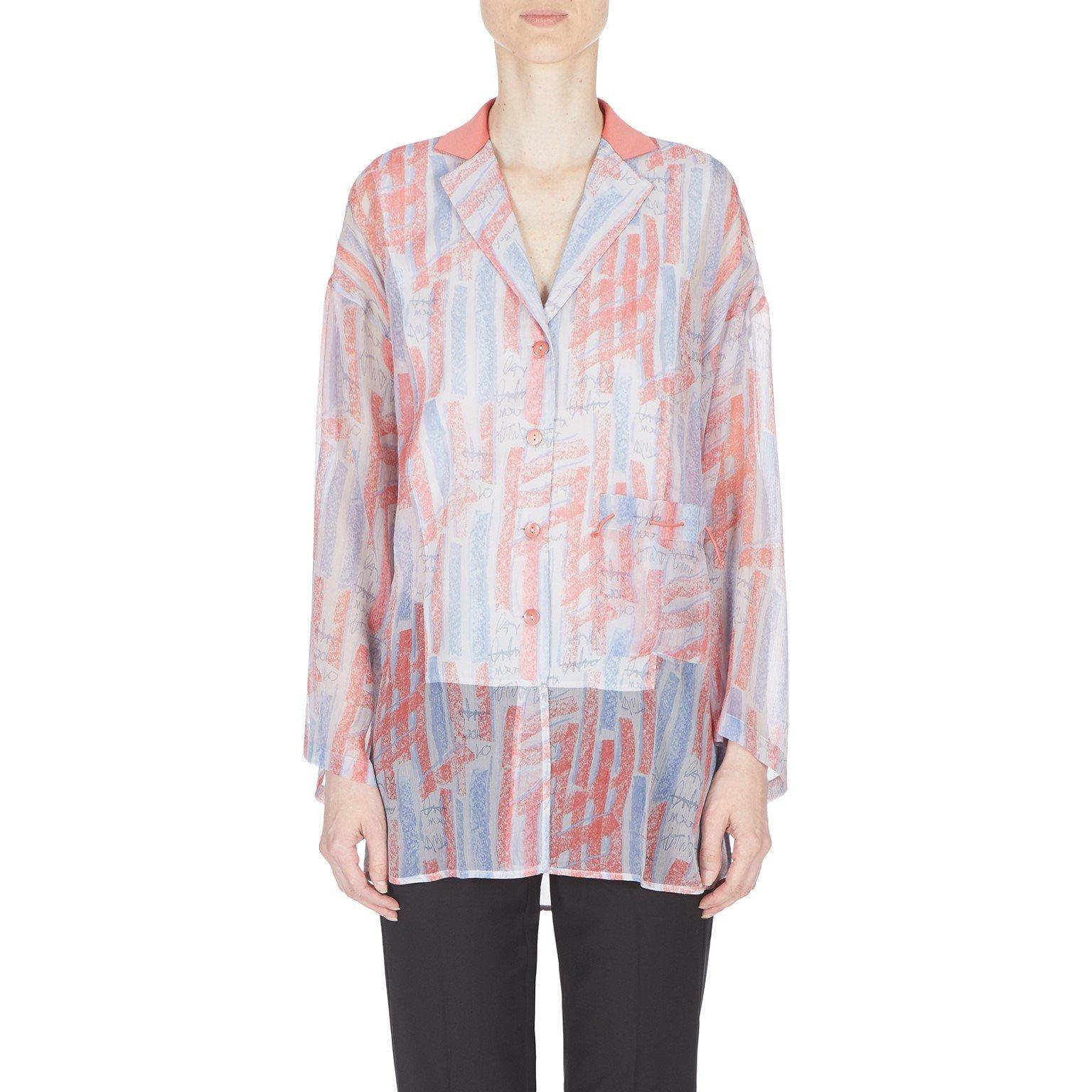 Emporio Armani Pattern Sheer Shirt