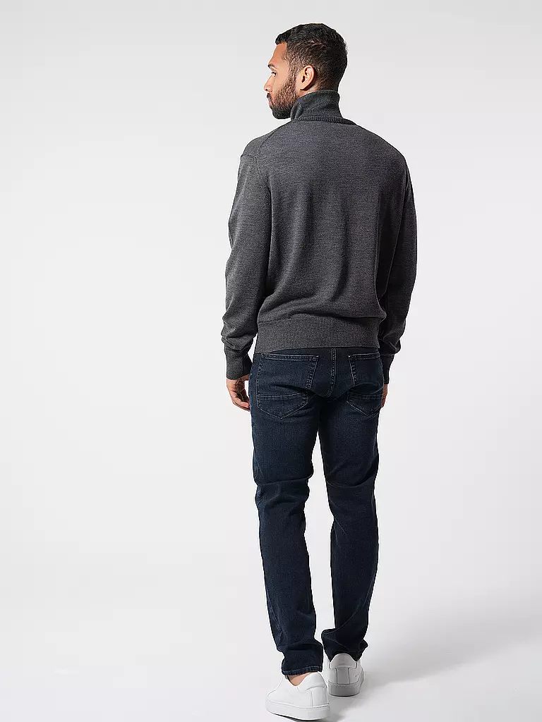 AMI PARIS Rollkragenpullover grau