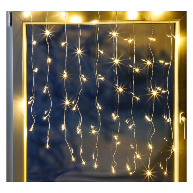 120er LED-Lichtervorhang - ca. 100 x 200 cm