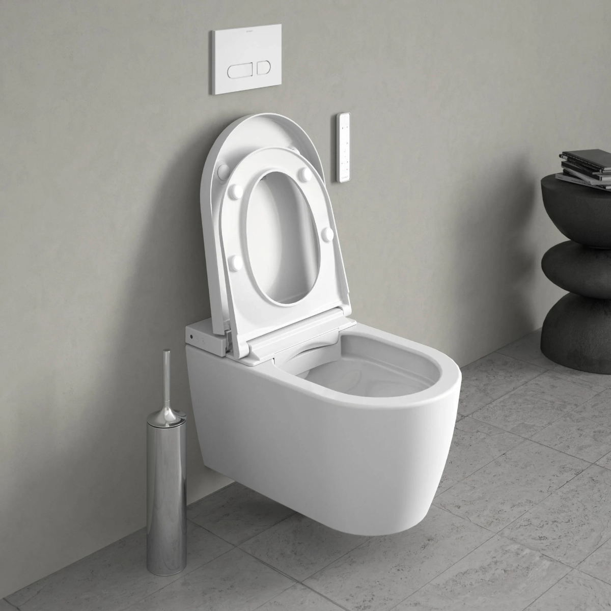 Duravit Starck F douche wc randloos met softclose zitting wit glans