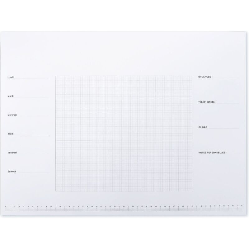 Sous mains papier Perpétuel - 40 feuilles encollées
