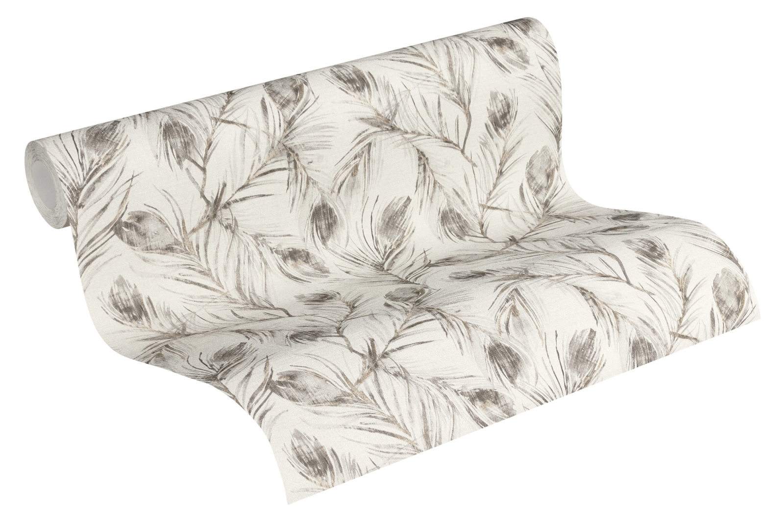 Vliestapete EXOTIC LIFE - grau-bronze - 10 Meter
