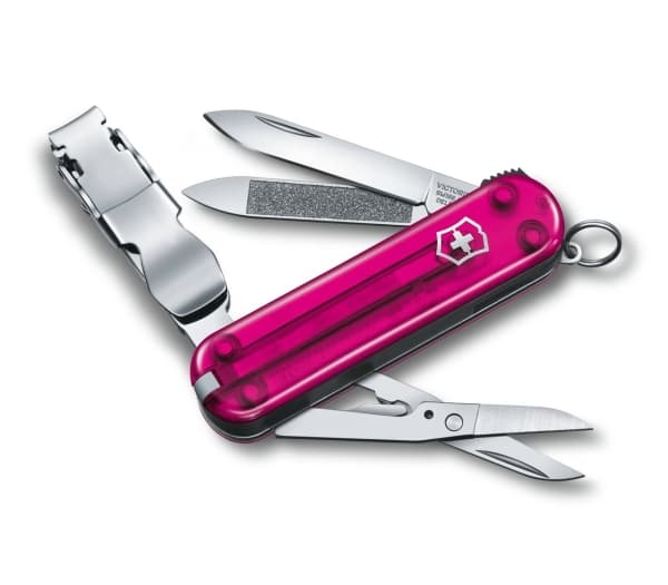 Victorinox NailClip 580, Slip joint knife, Multi-tool knife, Spey point, Rosa, 8 verktøy, 6,5 cm