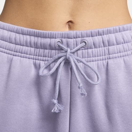 Nike Bas de Survêtement Phoenix Fleece Oversized - Violet/Noir Femme