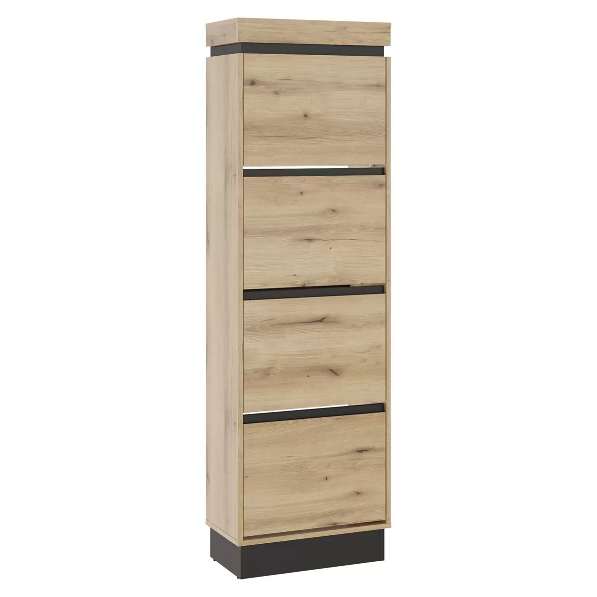 Schuhschrank Corte Eiche,grau