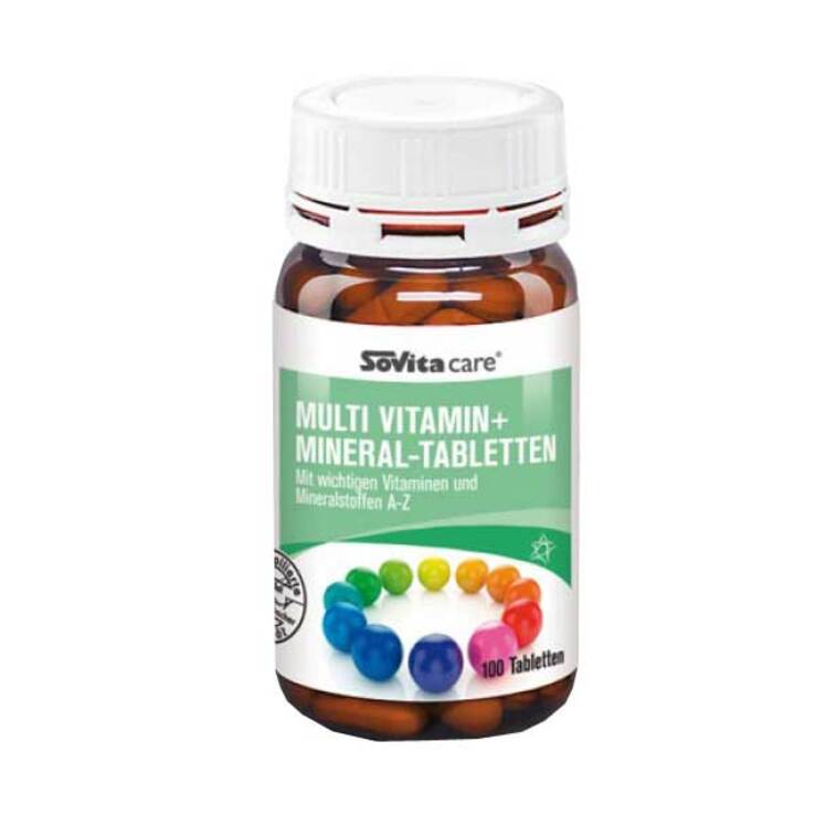 Sovita care Multi Vitamin + Mineral-Tabletten, 100 St