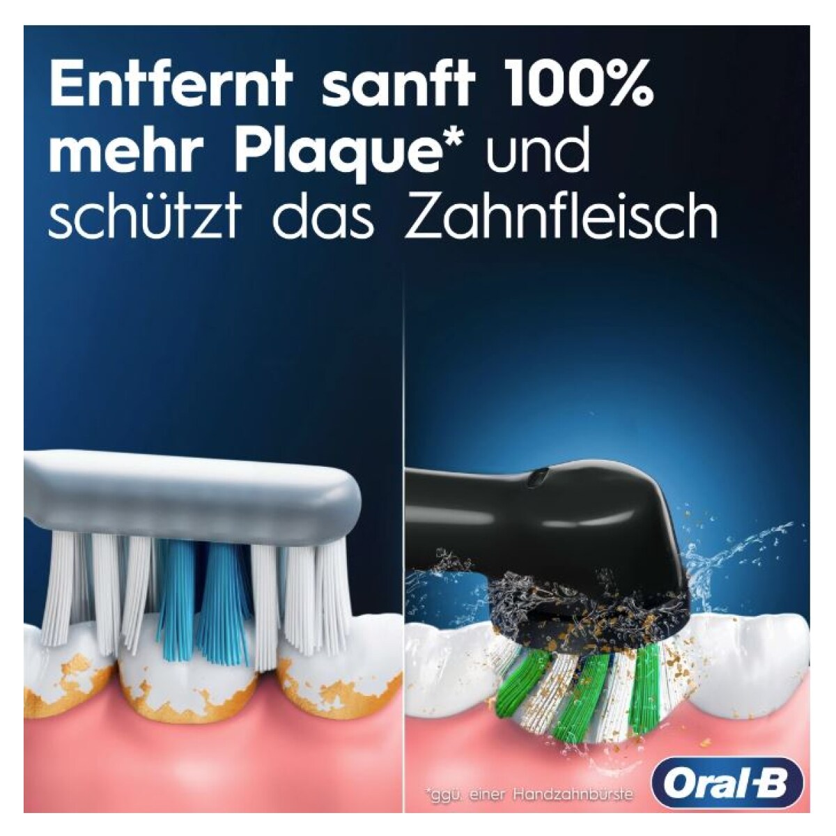 Oral-B Pro 1 Cross Action Caribbean Blue Elektrische Zahnbürste