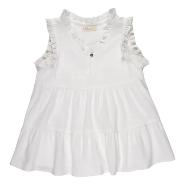 Lilinoa Top Esther Volants | Ecru