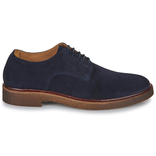 Selected - SLHLUKE SUEDE DERBY - Marine