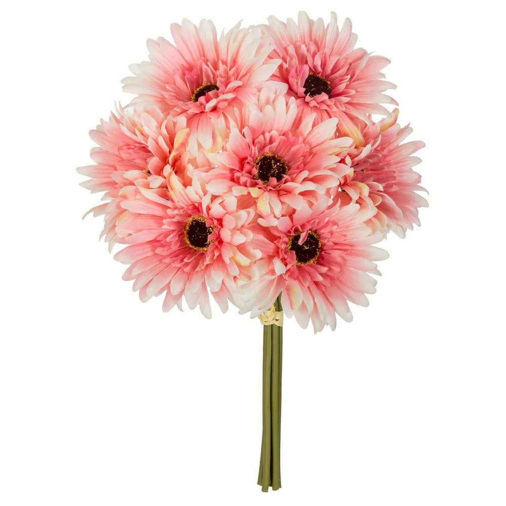 Bouquet de fleurs artificielles 7 gerberas d. 17 x h. 26 cm
