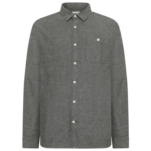 KnowledgeCotton Apparel - Zig-Zag Twill Structure Shirt - Chemise