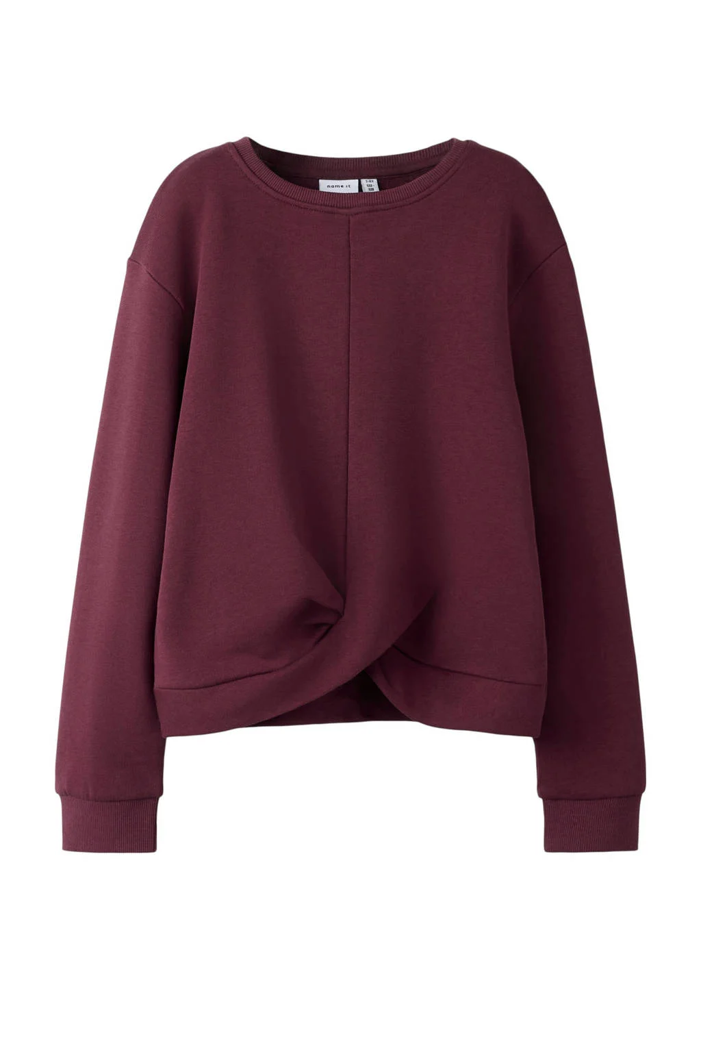 NAME IT KIDS sweater donkerrood