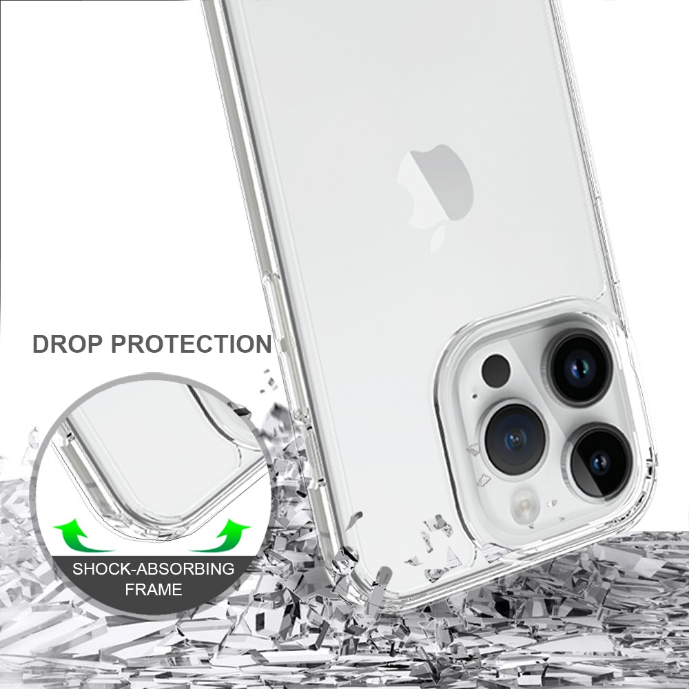 iPhone 15 Pro Hybrid Hülle TPU Bumper   Acryl Rückseite Pankow (11030) - Transparent