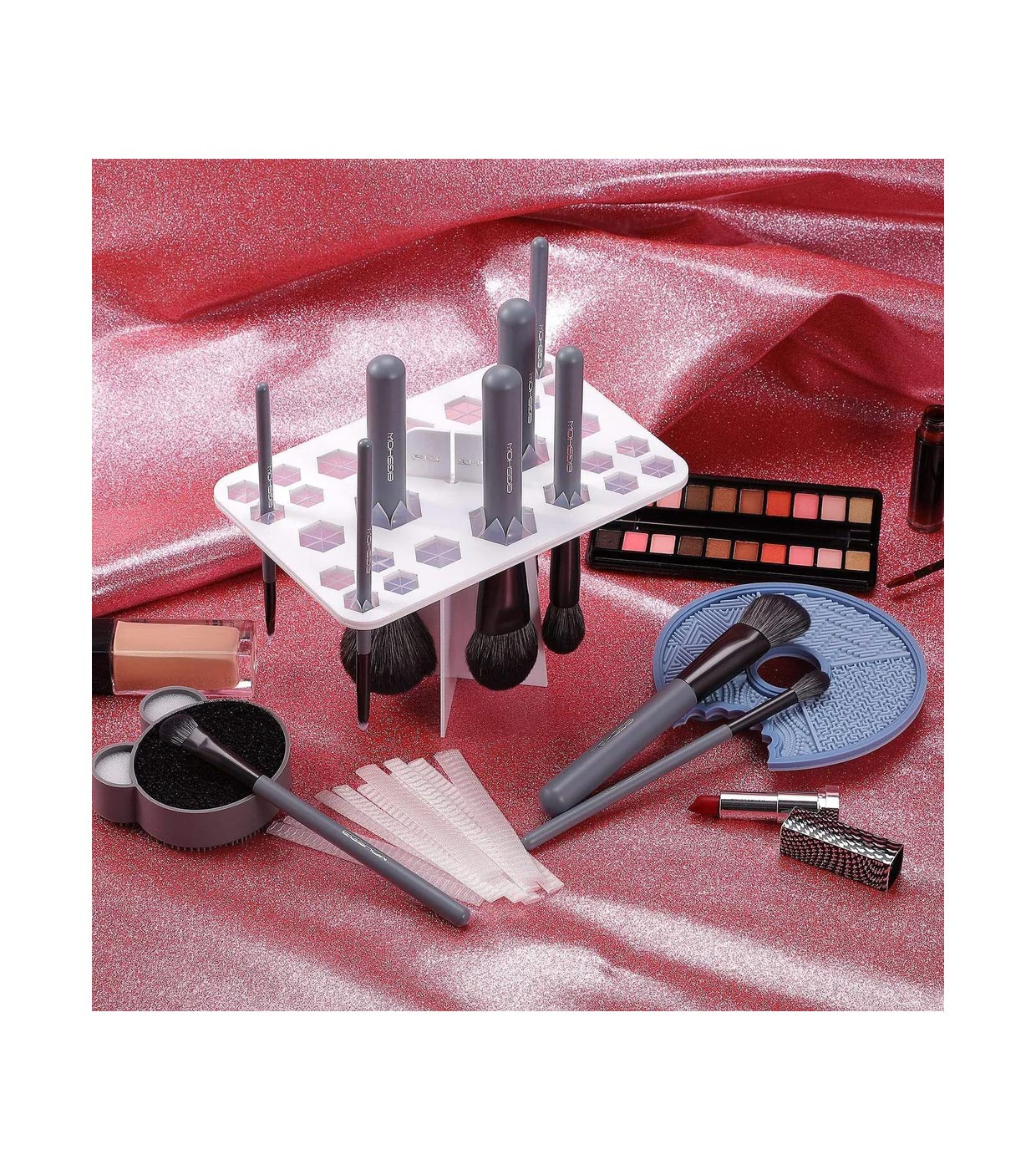 Eigshow - Conjunto de limpeza de pincéis The Ultimate all-in-one Cleaning Set