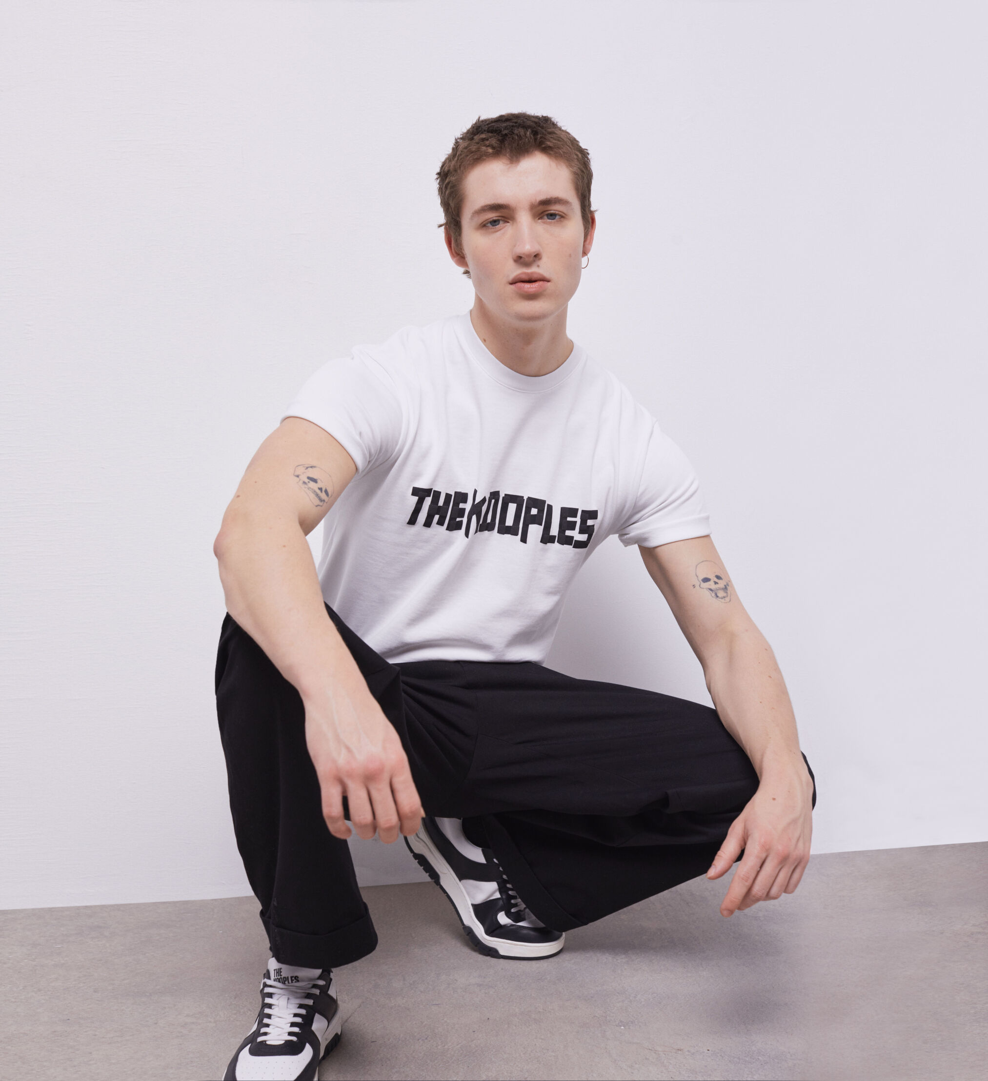 T-shirt logo The Kooples blanc