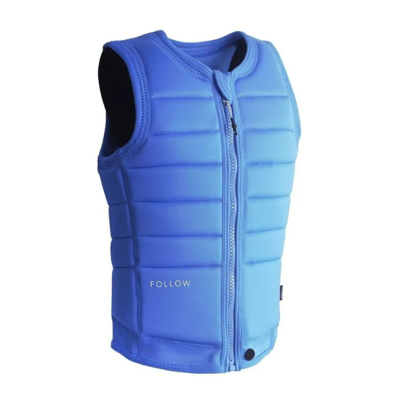 Gilet impact femme follow total bleu